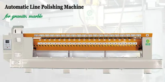 Vollautomatische Steinschleif- und Poliermaschine für die Bearbeitung von Granit-Marmorplatten der Poshlier Line